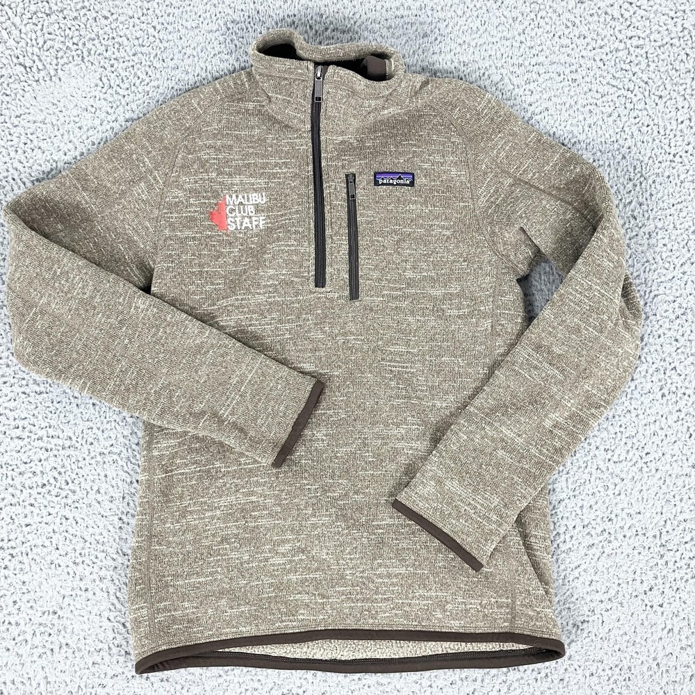 Patagonia Sweater Mens Small Better Sweater 1/4 Zip Fleece Pullover Outdoors